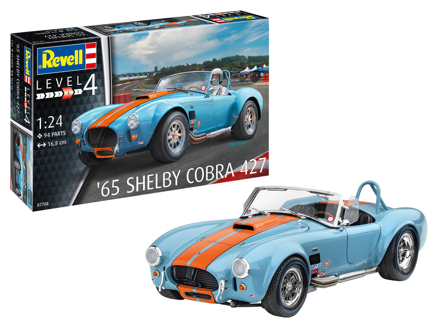 Revell 07708 65 Shelby Cobra 427 Model 1/24 Scale