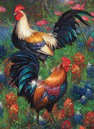 Cobble Hill  1000pc Puzzle - Roosters