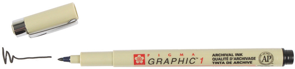 Pigma Graphic Pen, - Black