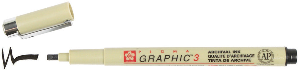 Pigma Graphic Pen, - Black