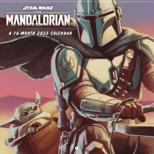 STAR WARS MANDALORIAN 2023 WALL CALENDAR