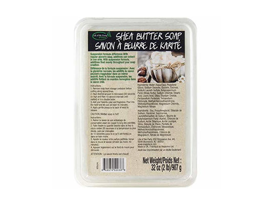 Life of the Party Shea Butter Suspension Soap Base, 2 lb