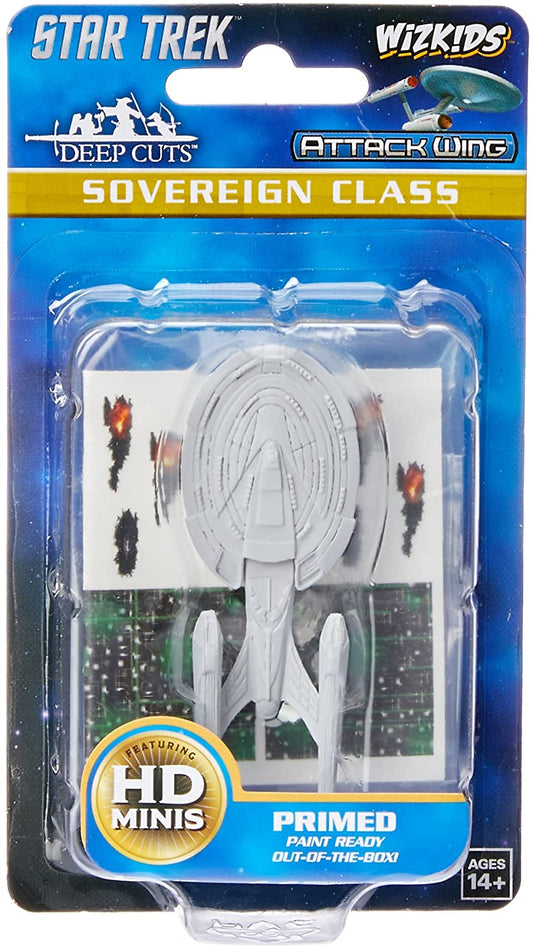 Star Trek Attack Wing - Sovereign Class - Deep Cuts Unpainted Miniatures