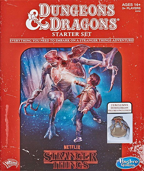 STRANGER THINGS D&D ROLEPLAYING GAME STARTER SET FANTASY ROLEPLAYING TABLETOP GAME