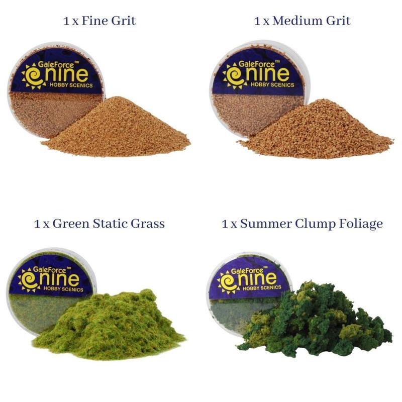 Basing Kit - Summer Pasture 4pk || Gale Force Nine Scenics