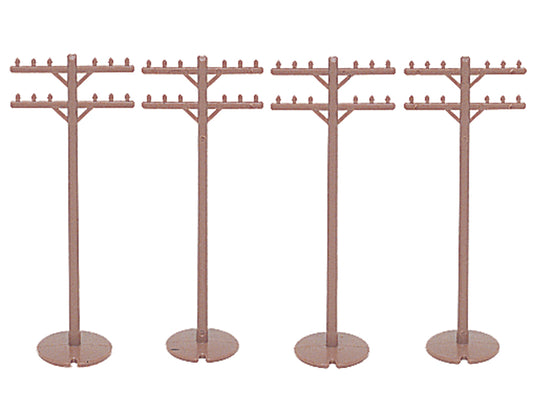 Bachmann: TELEPHONE POLES (12 PIECES)