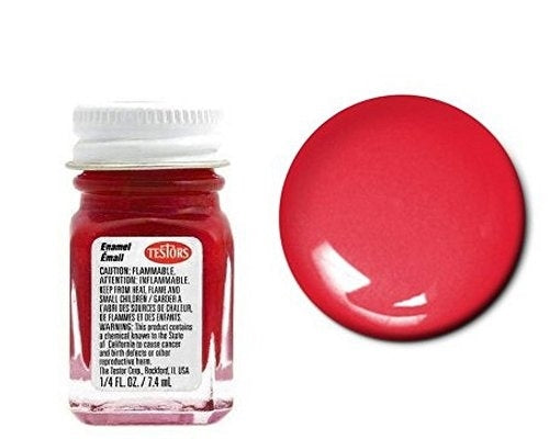 Testors 1103 Gloss Red Enamel Paint 1/4oz (7.4mL)