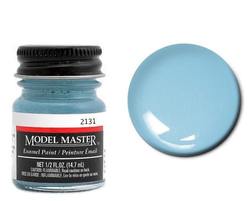 Testors Model Master 2131 Semi Gloss Flanker Medium Blue Enamel Paint, 0.5 OZ Bottle