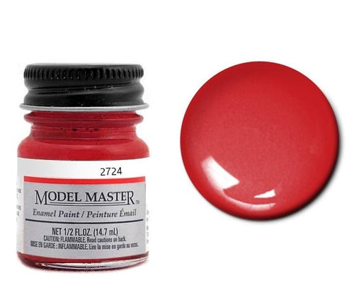 Model Master 2724 Auto Stop Red Metallic Enamel Paint 14.7ml Jar