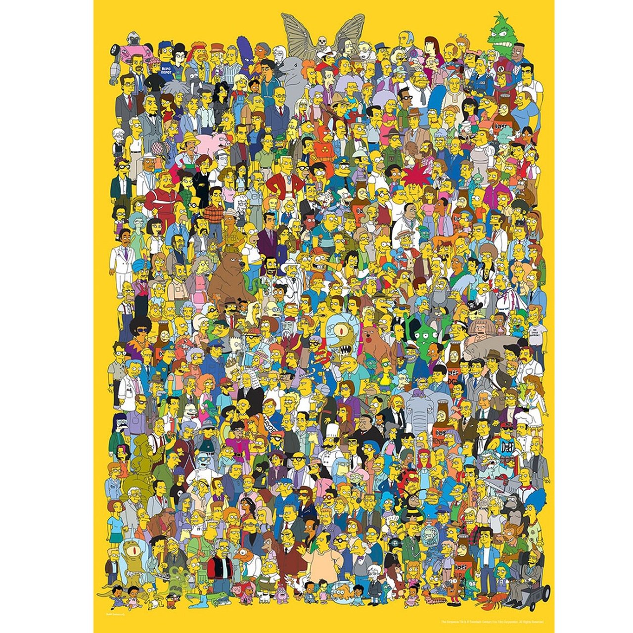 The Simpsons “Cast of Thousands” 1000 pc