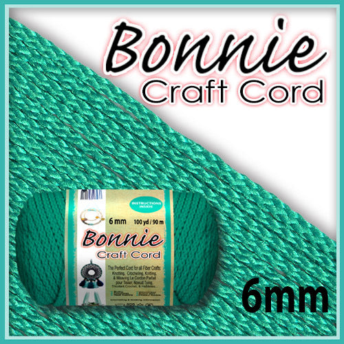 Bonnie Macrame Craft Cord 6mmX100yd & 4mm 100yd