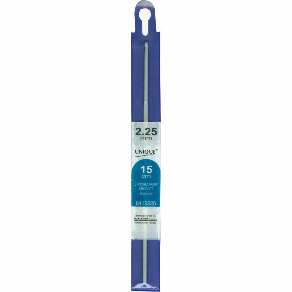 UNIQUE CROCHET Crochet Hooks 15cm (6″) Aluminum - 2.25mm/US B-1