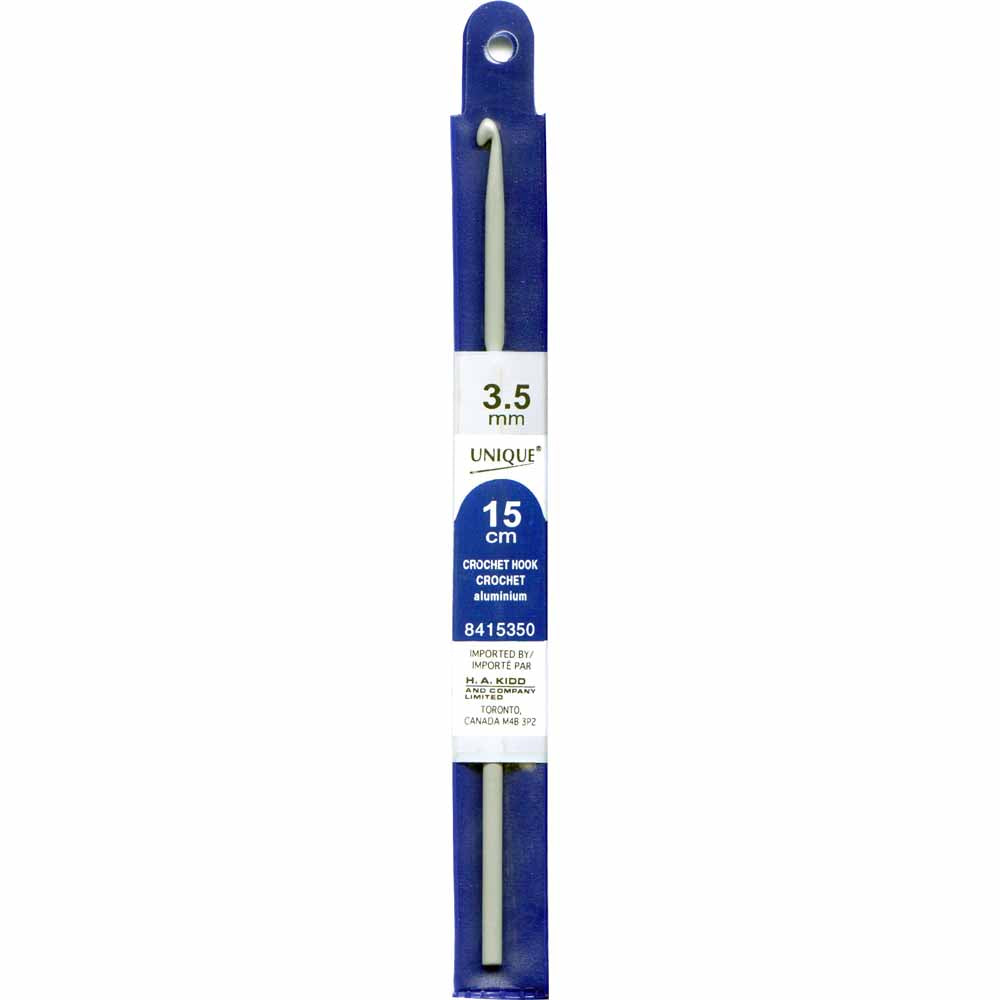 UNIQUE CROCHET Crochet Hooks 15cm (6″) Aluminum - 3.5mm/US E-4