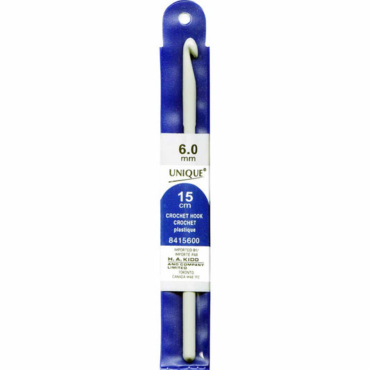 UNIQUE CROCHET Crochet Hooks 15cm (6″) Plastic - 6mm/US J-10