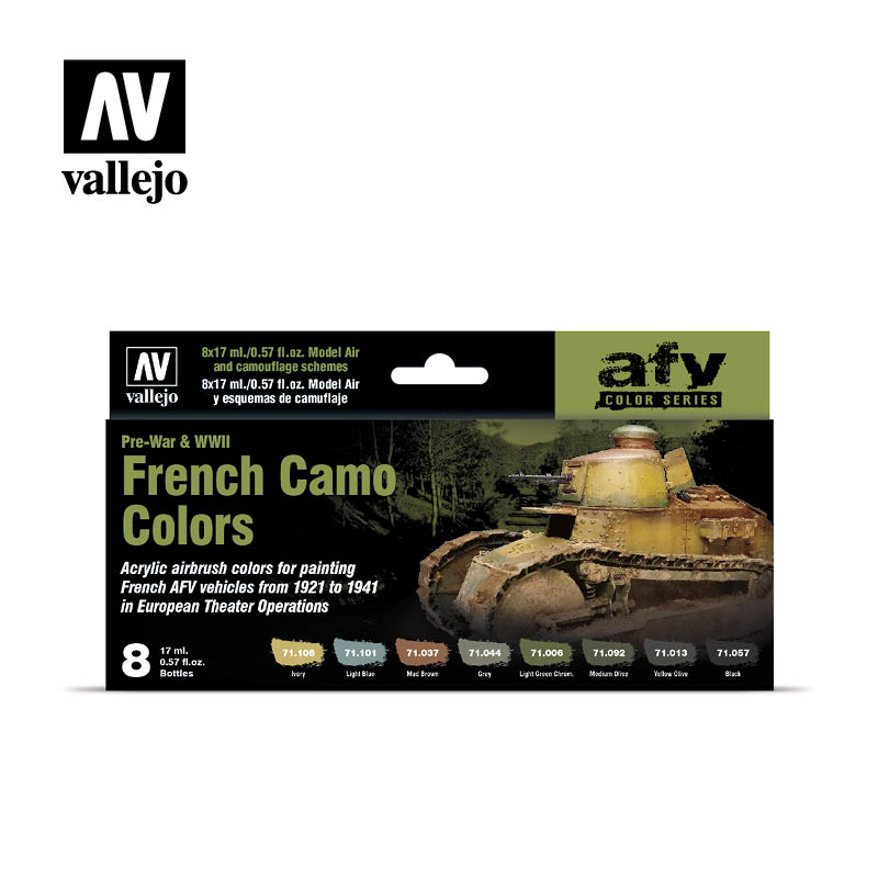 Vallejo 71.644 French Camo Colors Pre-War & WWII
