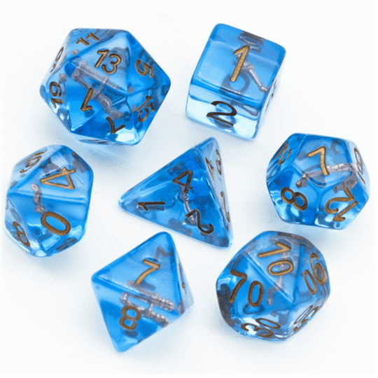 WIZARD'S WAND CLASS RPG DICE SET