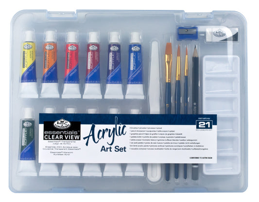 RSET-ART3103 - SM CLEAR CASE ACRYLIC PAINT SET