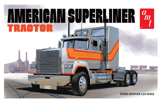 AMT AMERICAN SUPERLINER SEMI TRACTOR 1:24 SCALE MODEL KIT