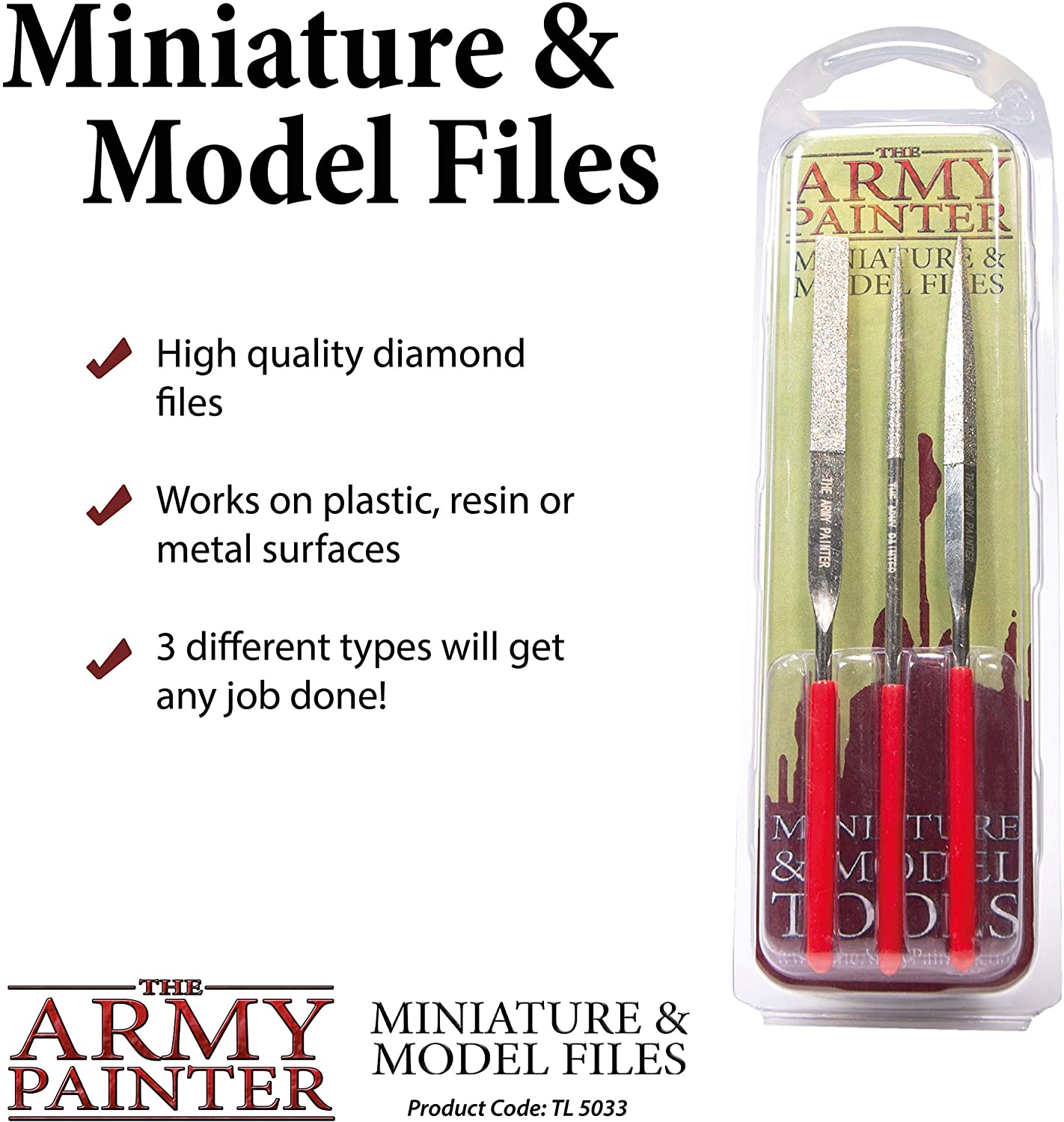 Army Painter Miniature and Model Files 3pc