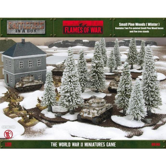 Battlefield in a Box: Small Pine Wood: Winter (BB145)