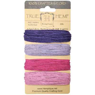 Hemp Cord Set - Berry Bar 20lb - 120'