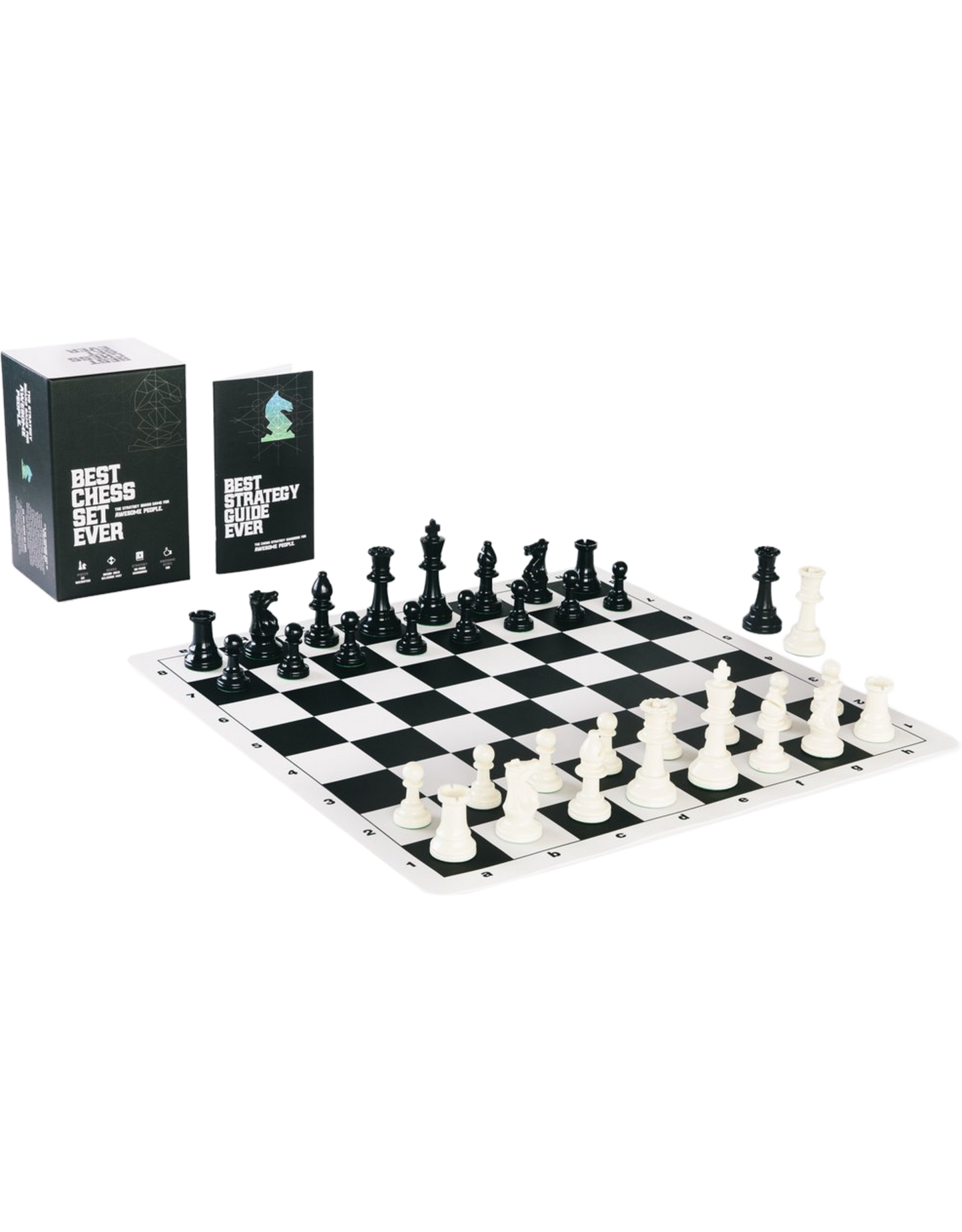 Best Chess Set Ever Green & Black Reversible