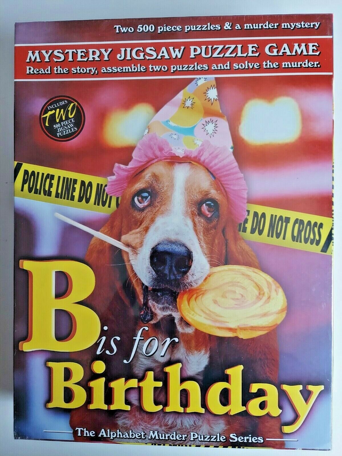 500 pcs - Mystery Jigsaw Puzzle - B is for Birthday