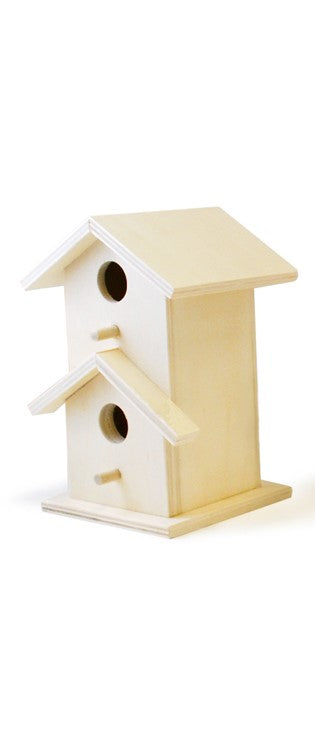 Wood Craft: 6" Birdhouses Asst 6eax3styles