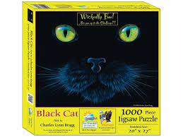BLACK CAT 1000 PIECE JIGSAW PUZZLE – SUNSOUT