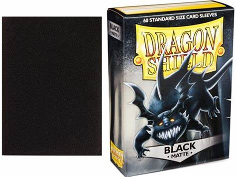 Black Matte 60ct Standard Sleeves