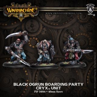 Warmachine: Cryx; Black Ogrun Boarding Party 34046