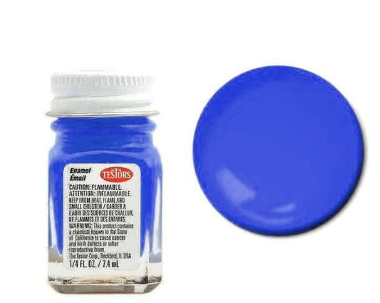 Testors 1176 Blue Fluorescent Enamel 1/4 oz
