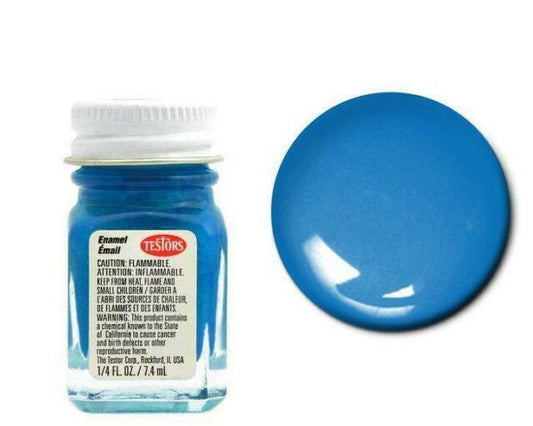 Testors 1110 Enamel Gloss Blue 1/4 oz