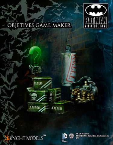 Batman Miniature Games: Objective Markers Metal