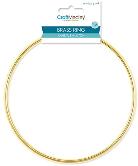 Craft Medley Brass Ring - 10 in