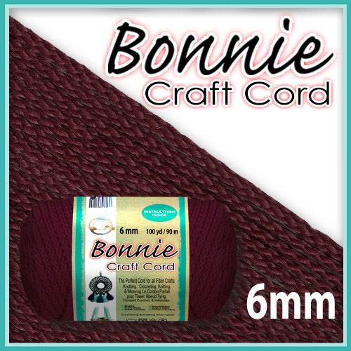 Bonnie Macrame Craft Cord 6mmX100yd & 4mm 100yd