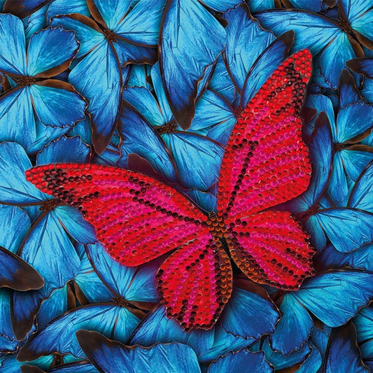 Craft Buddy "Butterfly" Crystal Art Card Kit