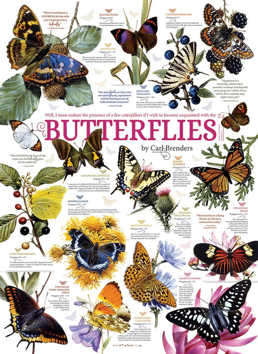 Cobble Hill 1000pc Puzzle: Butterfly Collection