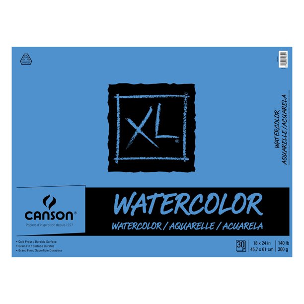 Canson XL Watercolour Pad 18x24"