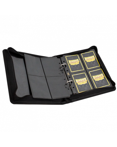 Card Codex Zipster Binder Small - Black