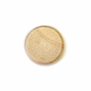 Crokinole Disk - Clear and Black (1 1/8" Dia. X 13/32" Thick)
