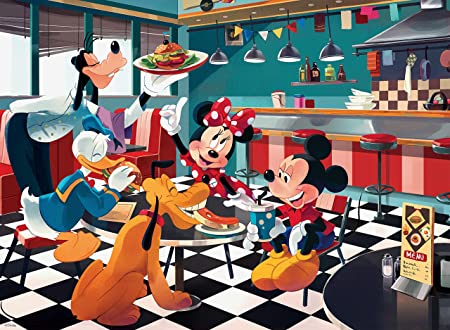 DISNEY FRIENDS - DISNEY DINER - 200 PIECE PUZZLE