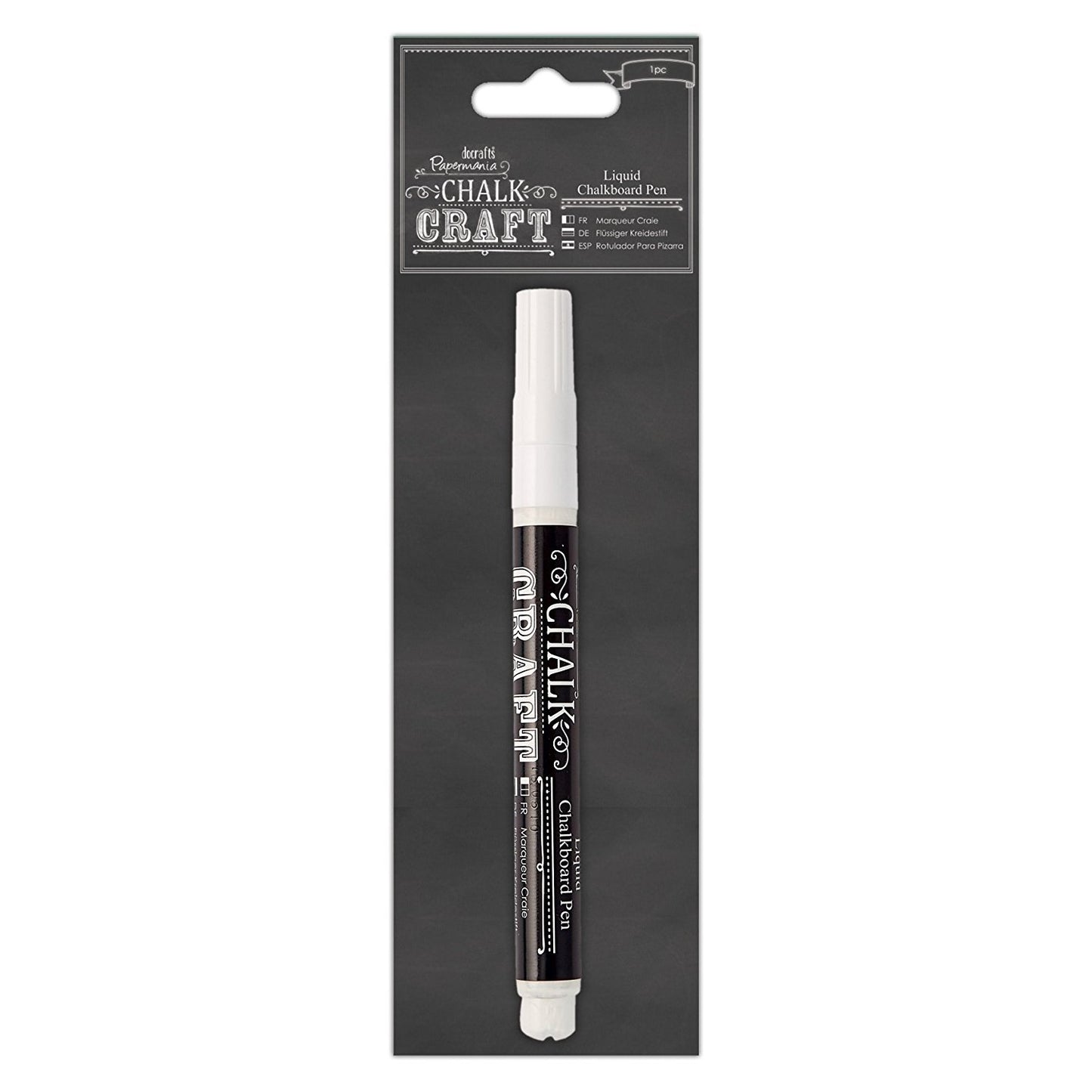 Docrafts Chalk Craft Liquid Chalkboard Pen-white