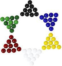 Chinese Checkers Marble Pieces
