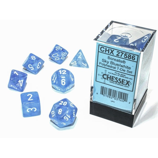 CHX 27586 Borealis Sky Blue w/White Luminary