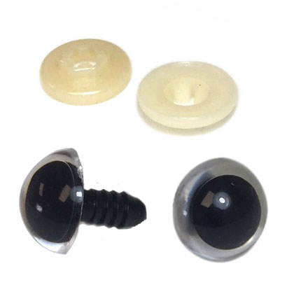 Animal Eyes - 9mm Clear 4 Pair