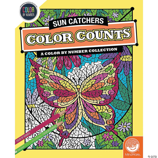 Color by Number Color Counts: Suncatchers