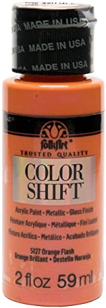 FolkArt ® Color Shift™ Acrylic Paint - Orange Flash, 2 oz. - 5127