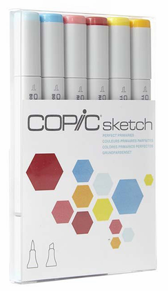 Copic® Perfect Primaries Sketch Marker Set