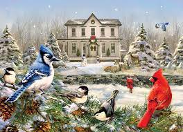 Cobble Hill Country House Birds 1000pc Puzzle